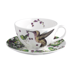 Puodelis su lėkštute KOLIBRIS